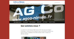 Desktop Screenshot of agco-nimes.fr