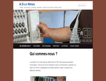 Tablet Screenshot of agco-nimes.fr